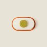 Orla Kiely - Sycamore Stripe Butter Dish Orange Orla Kiely - Sycamore Stripe Butter Dish Orange