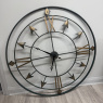 XL Open Metal Wall Clock - Needs Attention XL Open Metal Wall Clock - Needs Attention