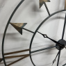 XL Open Metal Wall Clock - Needs Attention XL Open Metal Wall Clock - Needs Attention