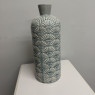 Scalloped Vase with Narrow Neck Scalloped Vase with Narrow Neck