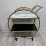 Bar & Drinks Trolley - Loft Brass Bar & Drinks Trolley - Loft Brass