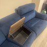 G Plan Jackson - Navy Velvet Sofa with double power & storage console G Plan Jackson - Navy Velvet Sofa with double power & storage console