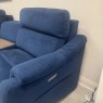 G Plan Jackson - Navy Velvet Sofa with double power & storage console G Plan Jackson - Navy Velvet Sofa with double power & storage console