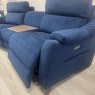 G Plan Jackson - Navy Velvet Sofa with double power & storage console G Plan Jackson - Navy Velvet Sofa with double power & storage console