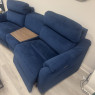 G Plan Jackson - Navy Velvet Sofa with double power & storage console G Plan Jackson - Navy Velvet Sofa with double power & storage console