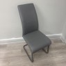 Set of 6 - Mischa chairs - Grey with Grey Frame Set of 6 - Mischa chairs - Grey with Grey Frame