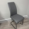 Set of 6 - Mischa chairs - Grey with Grey Frame Set of 6 - Mischa chairs - Grey with Grey Frame