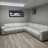 Natuzzi Editions - Boston Cornersofa in Minerva White Natuzzi Editions - Boston Cornersofa in Minerva White
