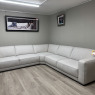 Natuzzi Editions - Boston Cornersofa in Minerva White Natuzzi Editions - Boston Cornersofa in Minerva White