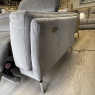 Natuzzi Editions - Atlas LHF Corner In Grey Velvet with Elec Recliner Natuzzi Editions - Atlas LHF Corner In Grey Velvet with Elec Recliner