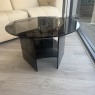Natuzzi Editions - Pepe Black Glass Coffee Table Natuzzi Editions - Pepe Black Glass Coffee Table