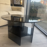 Natuzzi Editions - Pepe Black Glass Coffee Table Natuzzi Editions - Pepe Black Glass Coffee Table