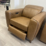 Athena - Honey Leather Recliner Armchair Athena - Honey Leather Recliner Armchair