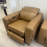 Athena - Honey Leather Recliner Armchair Athena - Honey Leather Recliner Armchair