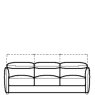 Natuzzi Editions - Meraviglia - 530 - Large Sofa 3 Seat Sofabed Memoryfoam Mattress Natuzzi Editions - Meraviglia - 530 - Large Sofa 3 Seat Sofabed Memoryfoam Mattress