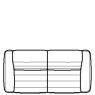 Natuzzi Editions - Zenith - 009 - 3 Seater Sofa 2 Cushion Natuzzi Editions - Zenith - 009 - 3 Seater Sofa 2 Cushion