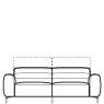 Natuzzi Editions - Zenith - 009 - 3 Seater Sofa 2 Cushion Natuzzi Editions - Zenith - 009 - 3 Seater Sofa 2 Cushion