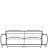 Natuzzi Editions - Zenith - F46 - 3 Seater Sofa 2 Cushion with Electric Motion Natuzzi Editions - Zenith - F46 - 3 Seater Sofa 2 Cushion with Electric Motion