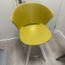 Calligaris - Bahia Bar Stool with White Base - Fixed Calligaris - Bahia Bar Stool with White Base - Fixed