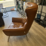 Calia Italia - Jacob Tan Leather with steel legs Calia Italia - Jacob Tan Leather with steel legs