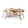 Clifton - 2m Oval Dining Table - Oak Finish Clifton - 2m Oval Dining Table - Oak Finish