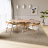 Clifton - 2m Oval Dining Table - Oak Finish Clifton - 2m Oval Dining Table - Oak Finish