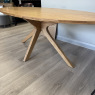 Clifton - 2m Oval Dining Table - Oak Finish Clifton - 2m Oval Dining Table - Oak Finish
