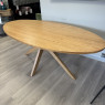 Clifton - 2m Oval Dining Table - Oak Finish Clifton - 2m Oval Dining Table - Oak Finish