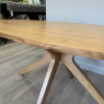 Clifton - 2m Oval Dining Table - Oak Finish Clifton - 2m Oval Dining Table - Oak Finish