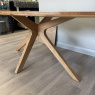Clifton - 2m Oval Dining Table - Oak Finish Clifton - 2m Oval Dining Table - Oak Finish