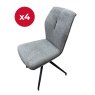 Set of 4 - Sicily Grey Dining Chairs Set of 4 - Sicily Grey Dining Chairs