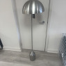 Brushed Silver Dome Floor Lamp Brushed Silver Dome Floor Lamp