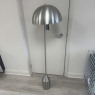 Brushed Silver Dome Floor Lamp Brushed Silver Dome Floor Lamp