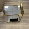Gold & Mirrored Side Table / Trolley Gold & Mirrored Side Table / Trolley