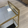 Gold & Mirrored Side Table / Trolley Gold & Mirrored Side Table / Trolley