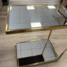 Gold & Mirrored Side Table / Trolley Gold & Mirrored Side Table / Trolley