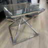 Prism - Chrome & Glass Side Table Prism - Chrome & Glass Side Table