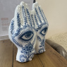 Blue and White All Seeing Hands Ornament Blue and White All Seeing Hands Ornament