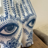 Blue and White All Seeing Hands Ornament Blue and White All Seeing Hands Ornament
