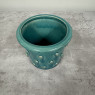 Turquoise Ceramic Bobble Planter Turquoise Ceramic Bobble Planter