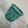 Turquoise Ceramic Bobble Planter Turquoise Ceramic Bobble Planter