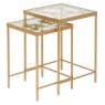 Set of 2 Gold Butterfly Side Tables Set of 2 Gold Butterfly Side Tables