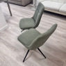 Bodega - Set of 2 Swivel Chairs - Sage Green Fabric Bodega - Set of 2 Swivel Chairs - Sage Green Fabric