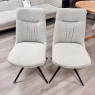Bodega - Set Of 6 Swivel Chairs - Natural Fabric Bodega - Set Of 6 Swivel Chairs - Natural Fabric
