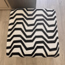 Ocean - Designer Stool in Redoma Fabric Ocean - Designer Stool in Redoma Fabric