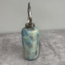 Teal and Lime - Watercolour Vase with Lid Teal and Lime - Watercolour Vase with Lid