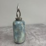 Teal and Lime - Watercolour Vase with Lid Teal and Lime - Watercolour Vase with Lid