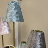 Floor Lamp with Velvet Shades Floor Lamp with Velvet Shades