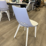 Calligaris - Set of 6 JAM Chairs - White with White Wood Calligaris - Set of 6 JAM Chairs - White with White Wood
