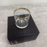 Set of 4 - Tumbler Glasses with Gold Rim Set of 4 - Tumbler Glasses with Gold Rim